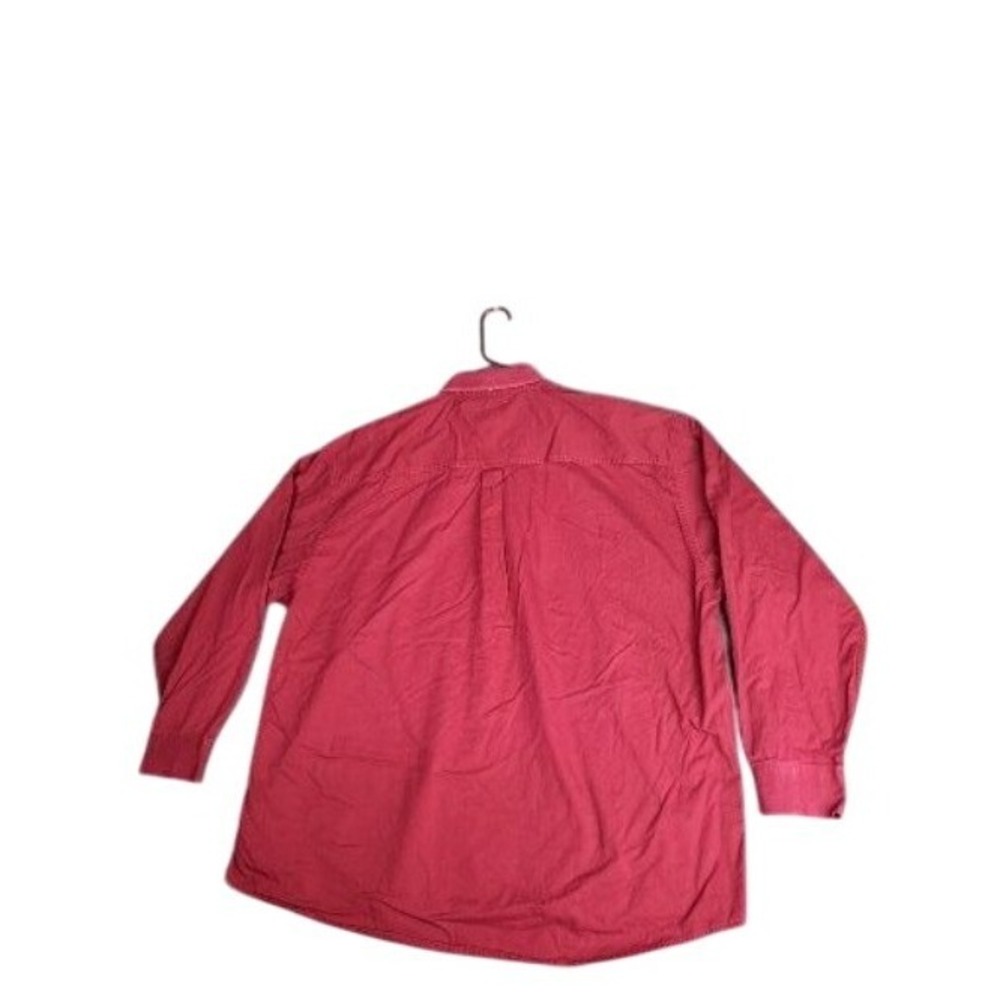 Cody James Mens 3XL Button Up Shirt Maroon Solid Western Rodeo Cowboy Workwear - Picture 2 of 10